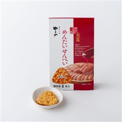 やまや　めんたいせんべい　6枚入