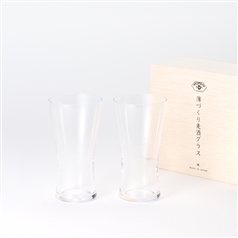 AKOMEYA TOKYO/薄づくり 麦酒グラスセット