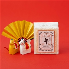 AKOMEYA TOKYO/ 干支米（午） 令和7年産 島根県飯南産 長谷営農組合 縁結び (白米・もっちり) 2合 特別栽培米