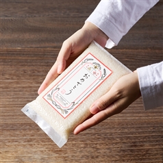 AKOMEYA TOKYO/ 令和7年産 メッセージ米（おめでとう） 秋田県大潟村産 一色田純一さんのサキホコレ (白米・しっかり) 2合 特別栽培米