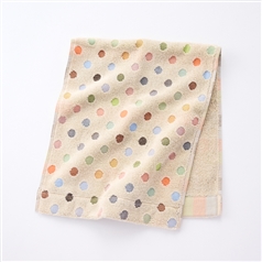 今治タオル市　ＩＥポップ　フェイスタオル　ベージュ