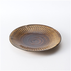mahomaho　美濃焼き　大皿　黒　　（約30cm）29.5センチ　7枚 美濃焼 ボウル マット黒 M – kuros.style