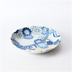 美濃焼陶器市 藍祥端5.0寸皿: 食器｜AKOMEYA TOKYO