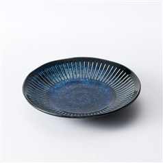 mahomaho　美濃焼き　大皿　黒　　（約30cm）29.5センチ　7枚 美濃焼 ボウル マット黒 M – kuros.style