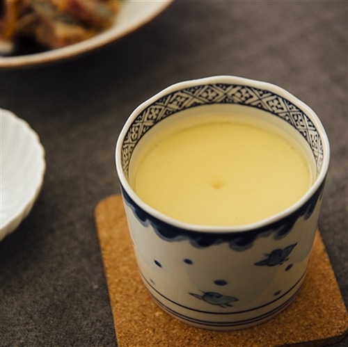 【焼きあご白だし】シンプルあんかけ茶碗蒸し