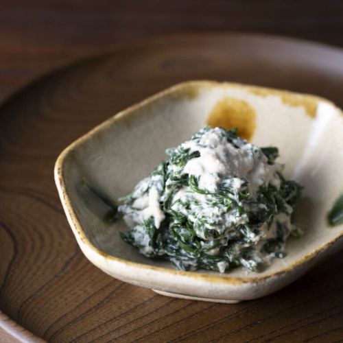 【万能粉末だし】ごま香る春菊の白和え