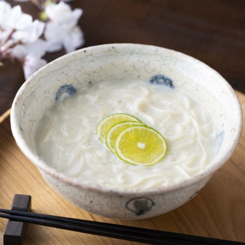 【真鯛出汁】豆乳仕立てのすだち香るにゅうめん