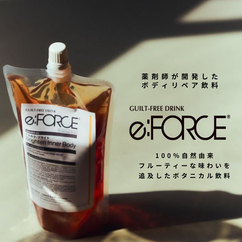 5月17日（土）「ボタニカルボディリペア飲料　e:FORCE」POP UP SHOPをAKOMEYA TOKYO NEWoMan新宿にて開催！