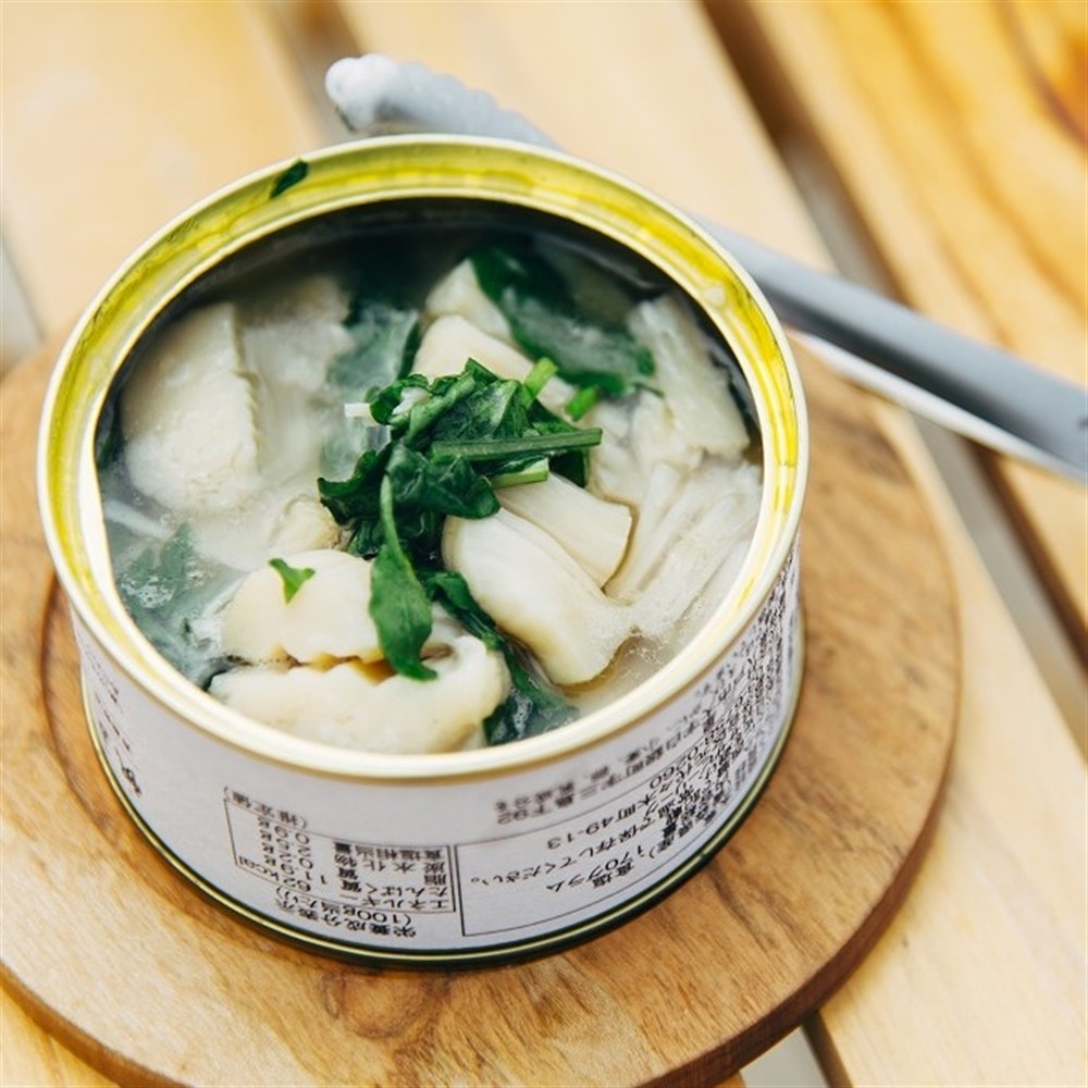 缶詰を火にかけるだけ！貝柱のアヒージョ
