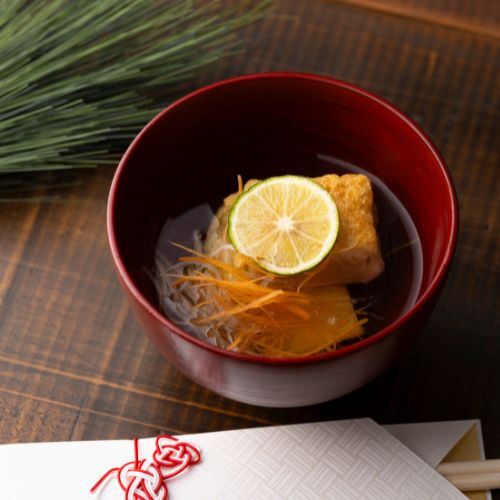 【のどぐろ白だし】餅巾着入り雑煮