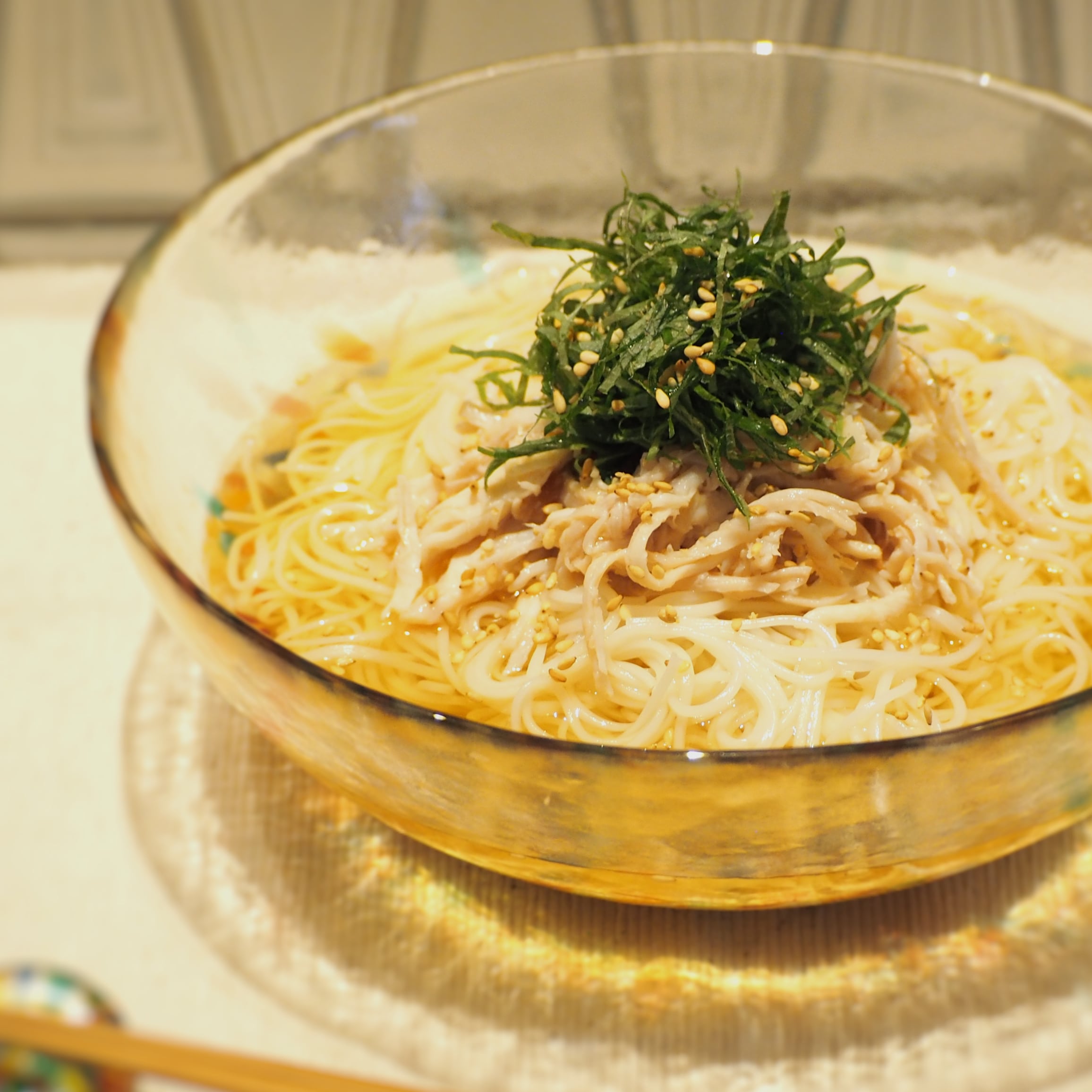 【アコメヤの素麺】あごだし梅とレモンのさっぱり素麺