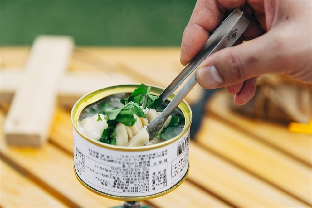缶詰を火にかけるだけ 貝柱のアヒージョ Akomeya Tokyo