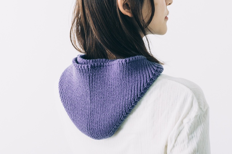 iris knit scarf