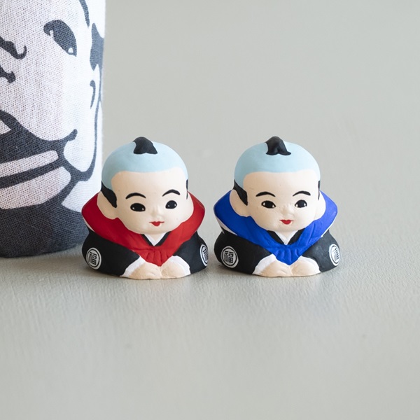 日本伝統人形　福助人形　雪うさぎ 日本伝統人形 福助人形 雪うさぎ
